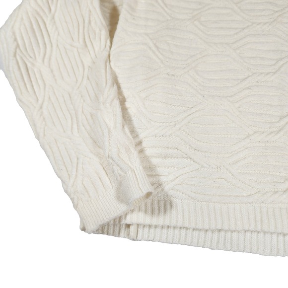 Cyrus Cowl Neck Womens M White Sweater - Picture 2 of 8